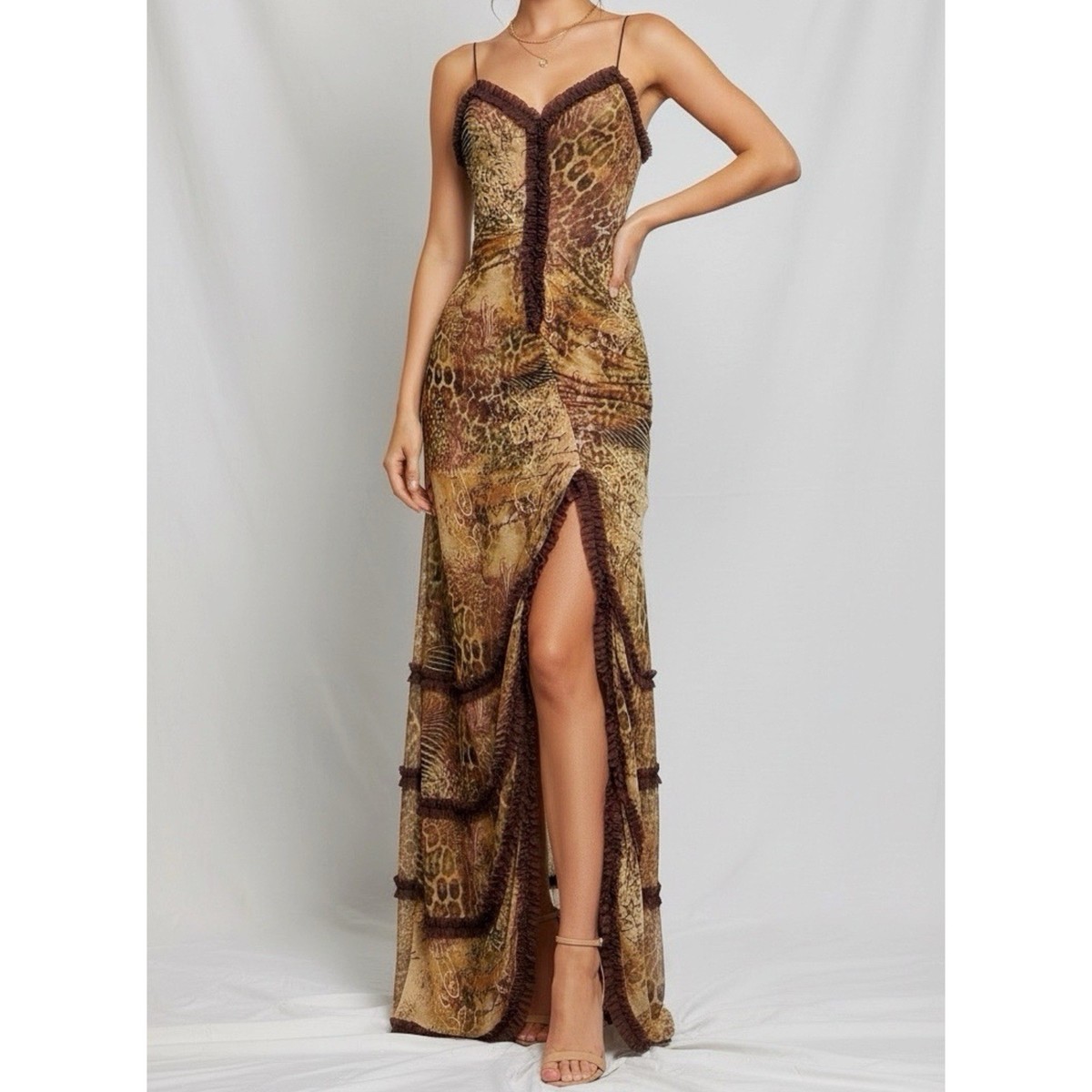 chinese dress ladies Shadea Applique Lace Mini Dress main image 1