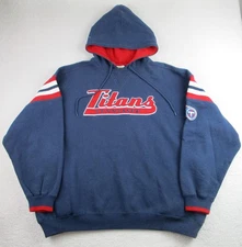 Tennessee Titans Hoodie Sweatshirt Mens XXL Blue NFL Football Pullover Lee Sport