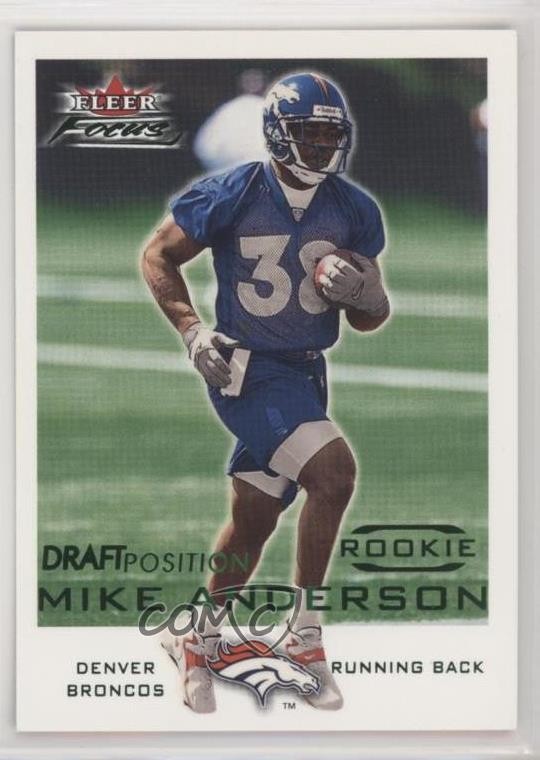 Mike Anderson Fleer Focus #248 Draft Position