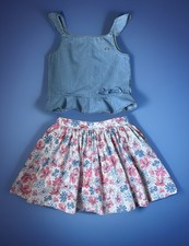 Calvin Klein Girls 2 Piece Set/ Tank Top And Skort, Size 7