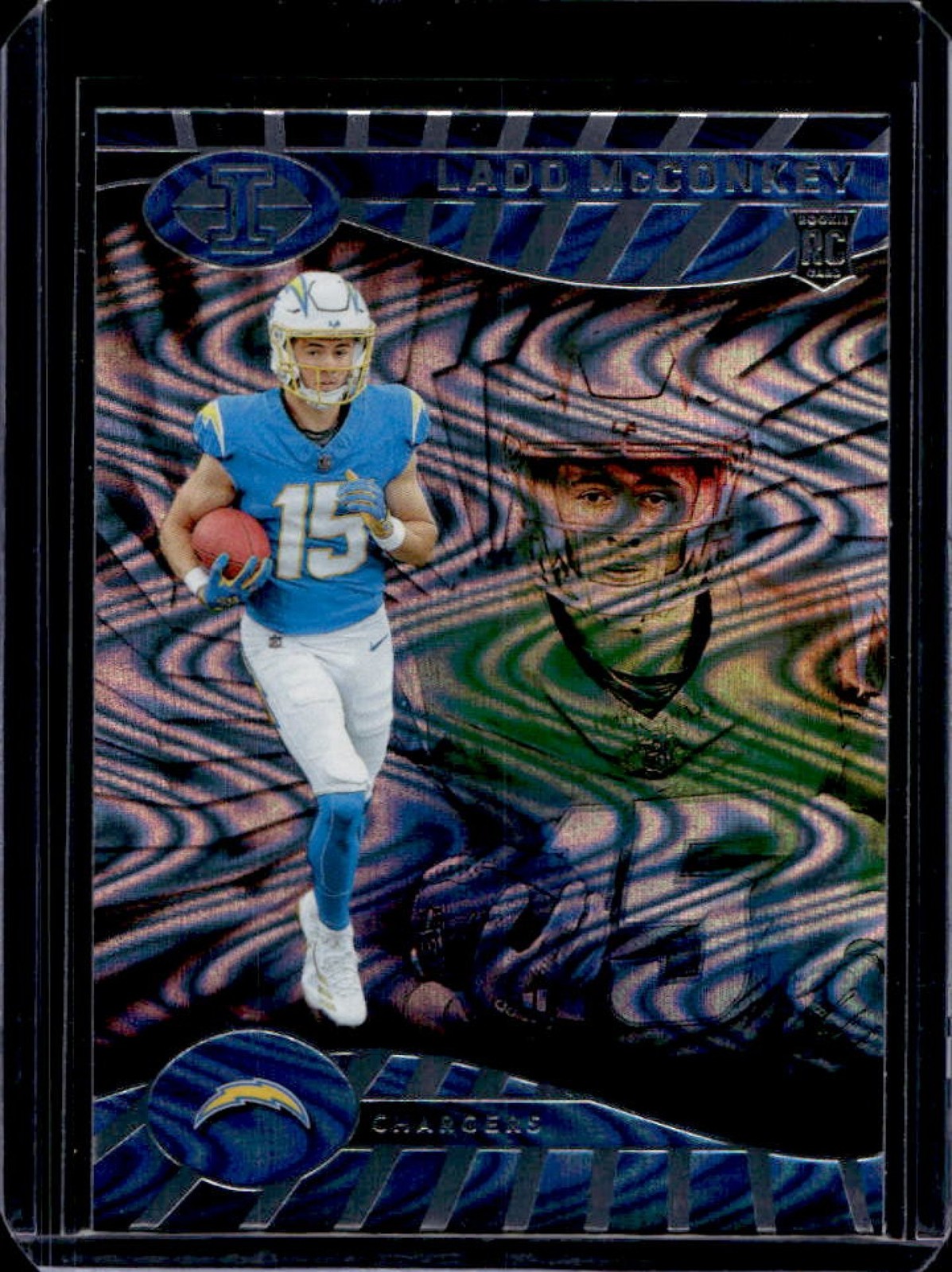 2024 Illusions Ladd McConkey RC Swirls Trophy Collection #51 Chargers