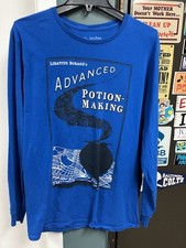 Harry Potter Half Blood Prince Blue L/S Shirt - Size L With Cool Arm Graphics