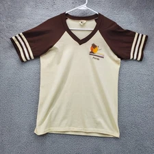 Vintage Florida Tourist T Shirt Mens Large Sunee V Neck USA Made