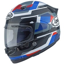 Arai Quantic Full Face ERS Motorcycle Motorbike Helmet - Abstract Blue