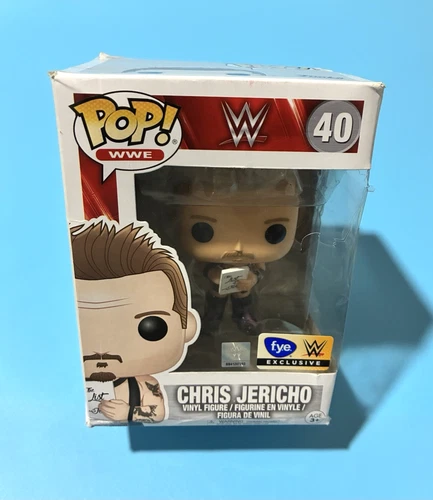 **DAMAGED BOX** Funko Pop! WWE Chris Jericho #40 FYE Exclusive Vinyl Figure