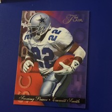 Fleer 1994 Flair Scoring Power Emmitt Smith Dallas Cowboys #5 of 6 Insert Card
