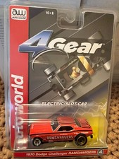 Auto World 1970 Dodge Challenger Ramchargers HO Scale Slot Car SC413A