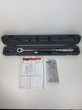 Proto J6016c 12 Drive 30 - 150 Ftlb. Ratcheting Head Micrometer Torque Wrench Proto J6016c 12 Drive 30 - 150 Ftlb. Ratcheting Head Micrometer Torque Wrench