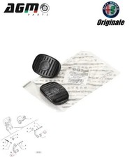 Set Gummi Pedalbezüge Bremse Kupplung Original Alfa Romeo Giulietta 51860207