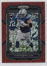 2022 Panini Prizm Red Shimmer Prizm /35 Quenton Nelson #124 0ud4