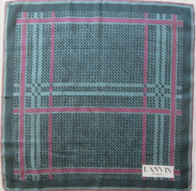 - Schal LANVIN Soie Vintage Scarf 58 x 58 cm