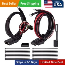 Upgraded 4 Pin Battery Cable Set 42014 42015 for Western SnowEx Fisher Blizzard