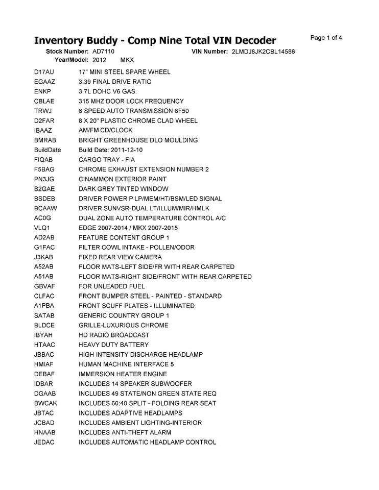 Used Rear Right Door Assembly Rear Side fits: 2012 Lincoln Mkx Rear Right Grade Foto 2 de 4