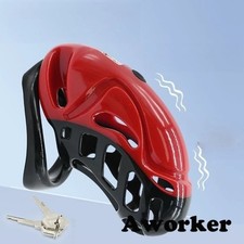Remote Control Chastity Cage with 5 Rings Male CB Lock Sissy Abstinence Device
