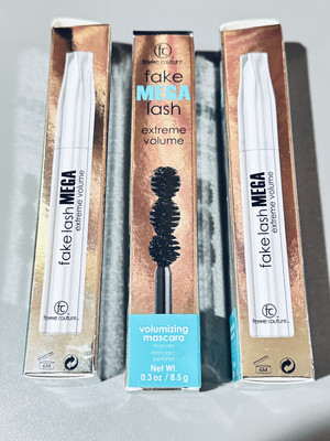 3X Femme Couture Fake Mega Lash Extreme Volume Volumizing Mascara Mega Black