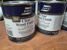 Deft Clear Wood Finish Gloss Brushing Lacquer,  1 Quart