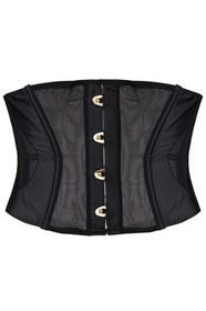 L'Agent by Agent Provocateur PENELOPE Waspie S/2 NWT Black Orig. $148 RARE! [8]