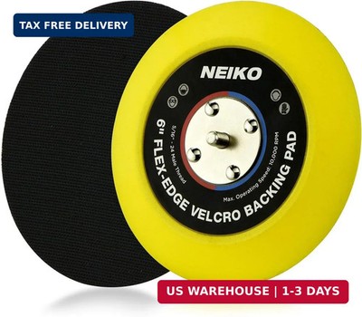 Neiko 30267A Flexible-Edge Hook-and-Loop PU Backing Pad for DA Sander Polisher B
