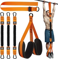 Adjustable Heavy Duty Resistance Bands 225Lbs - 3 Bands for Pull up Assistance