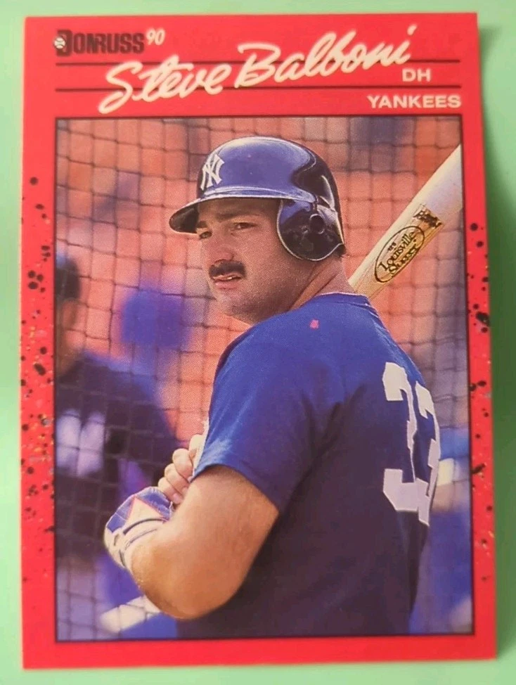 1990 Donruss #315 - Steve Balboni - New York Yankees
