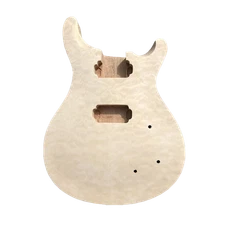 Mahogany Guitar Body replacement For HH pickups PRS style Maple Veneer