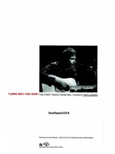 1993 Neil Young "Long May You Run" Song Release Music Industry Promo Reprint Ad