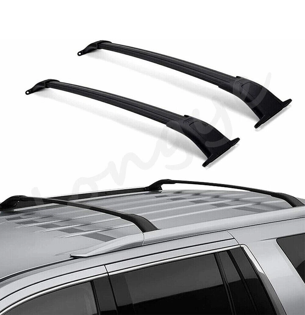 GMC Removable Roof Rack Cross Rails in Black, 84683395