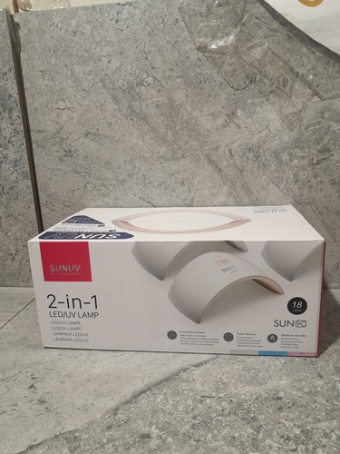 SUNUV 2-in-1 UV LED Lampada per Unghie Rosa con UN GEL COLLA PER Unghie - Foto 2 di 5