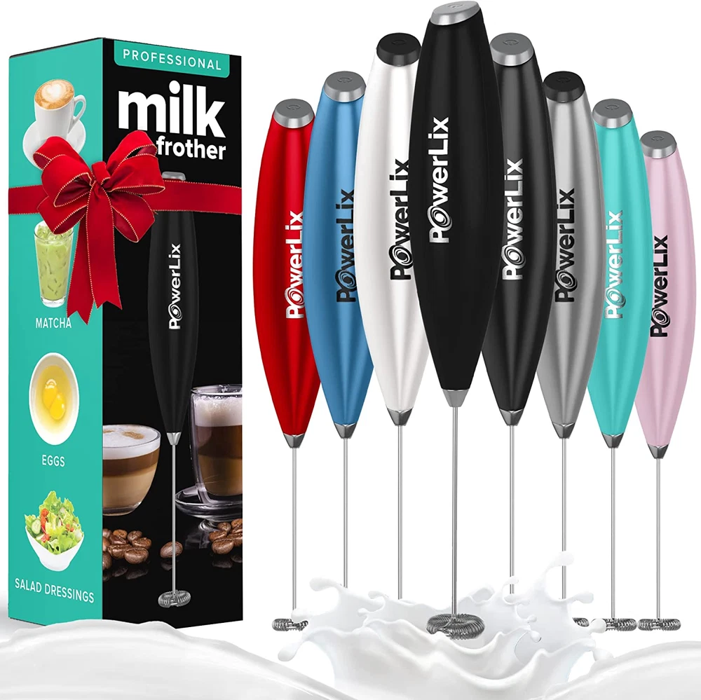 Milk Frother 19000 RPM Battery Operated Foam Maker Frother Wand for Coffee Latte