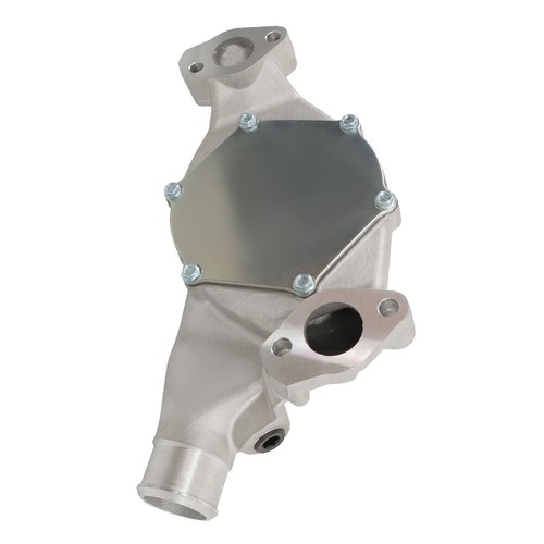Bomba de agua corta de aluminio de alto volumen impulsor recto para Chevrolet GMC - Imagen 9 de 14