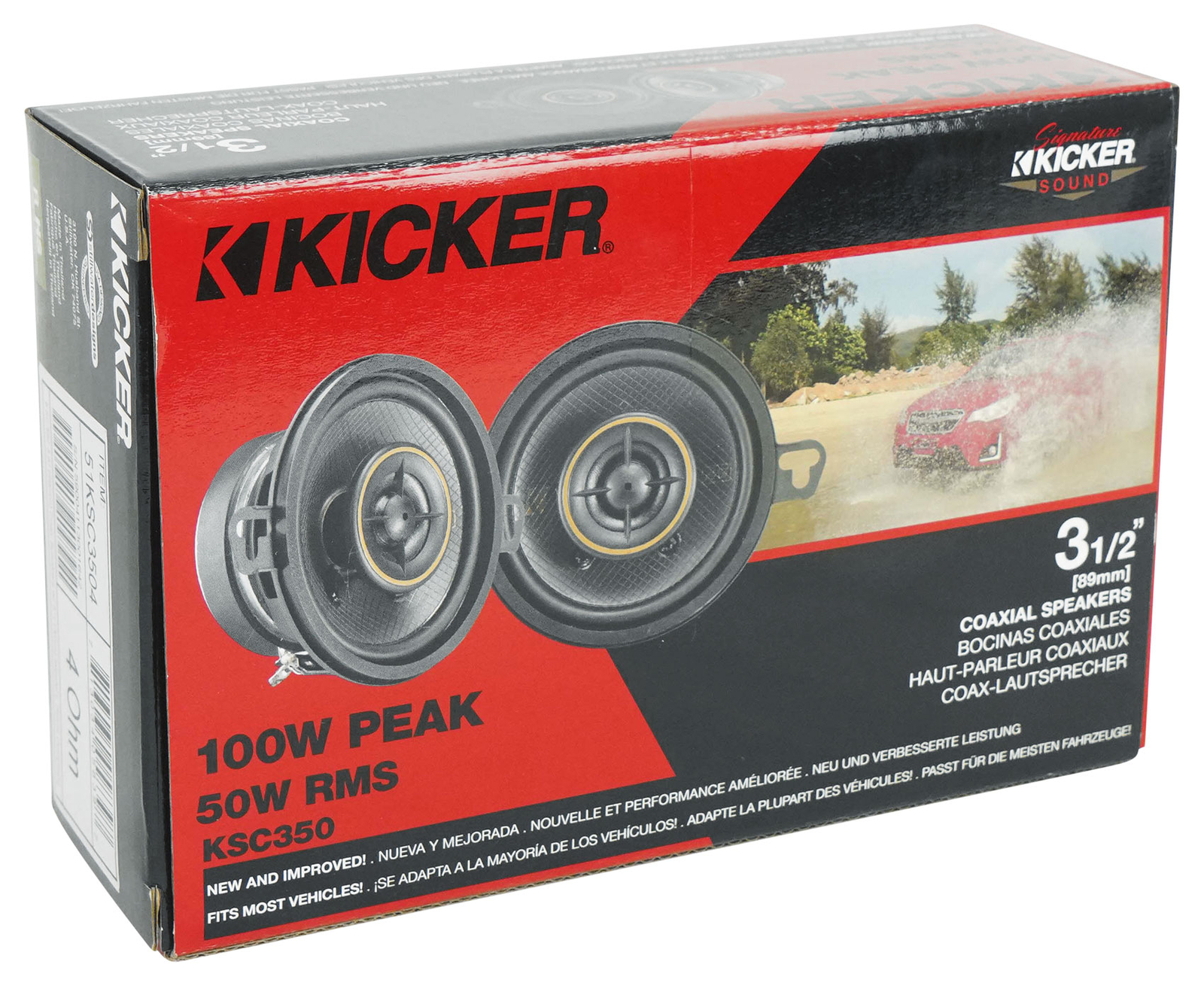 4 Автомобильные аудиодинамики Kicker 51KSC3504 35 50 Вт RMS KSC3504 KSC350