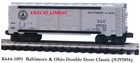 K-LINE 644-1051, 644-1091, 644-1251 DOUBLE DOOR BOXCARS NEW IN ORIGINAL BOXES — photo 2
