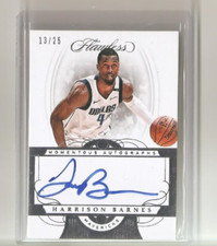 2017-18 Panini Flawless HARRISON BARNES Momentous Silver Auto 13/25 MA-HB