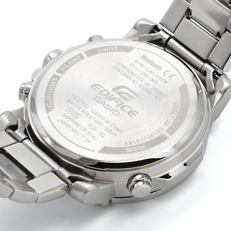 CASIO EDIFICE ECB-20YD-1AJF Bluetooth Analog Digital Watch Black