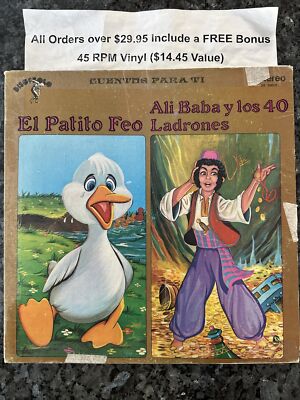 El Patito Feo/AliBaba Y Los 40 Ladrones- 33 RPM Discóbolo 78-Free Shipping In US