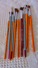 Mixed Lot Of Paint Brushes, Various Sizes