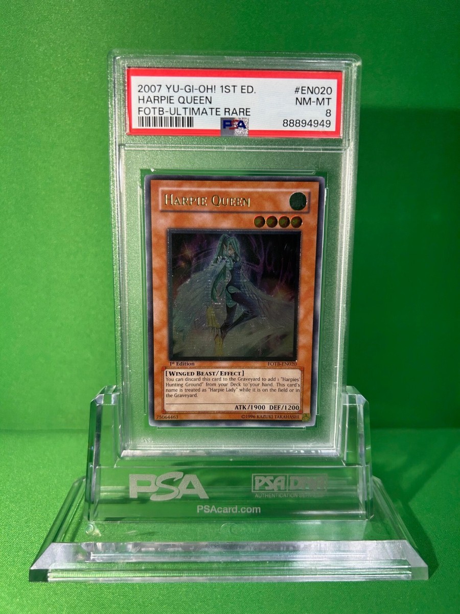 2007 YU-GI-OH! FOTB-EN020 HARPIE QUEEN 1ST EDITION ULTIMATE RARE