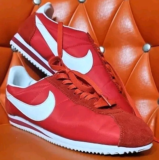 Size 8.5 US 7.5 UK - Nike Classic Cortez Nylon Red 316588 Size 8.5 US 7.5 UK - Nike Classic Cortez Nylon Red 316588