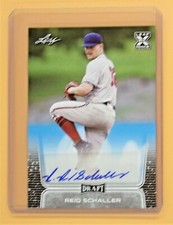 2020 Leaf Draft Reid Schaller XRC Autographs #BARS1