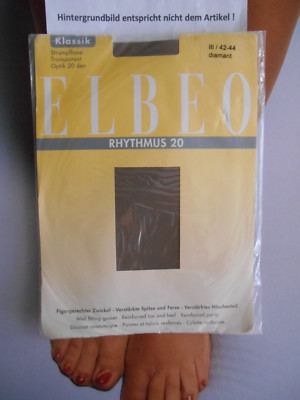 Elbeo Strumpfhose Rhythmus 20 DEN Gr. 42-44 Diamant # 2857