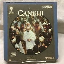 Gandhi CED Vintage Untested DISC 2 ONLY Ben Kingsley Richard Attenborough