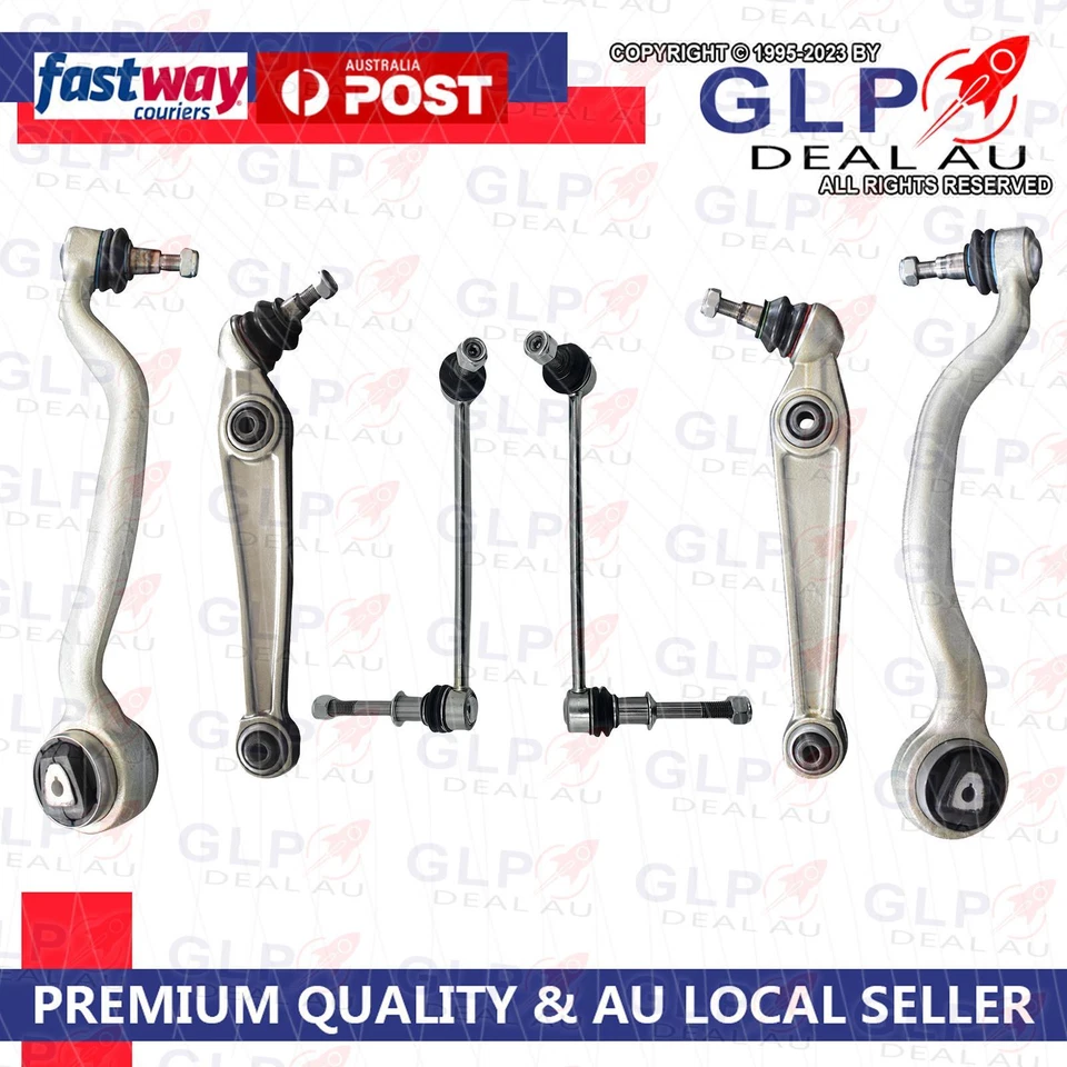 6pcs Front Lower Control Arm Sway Bars Links Kits for BMW X5 X6 2007-2014