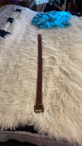 Lucky Brand Brown and PurpleEmbroidered Belt size S (30) excellent condition - Picture 3 of 8