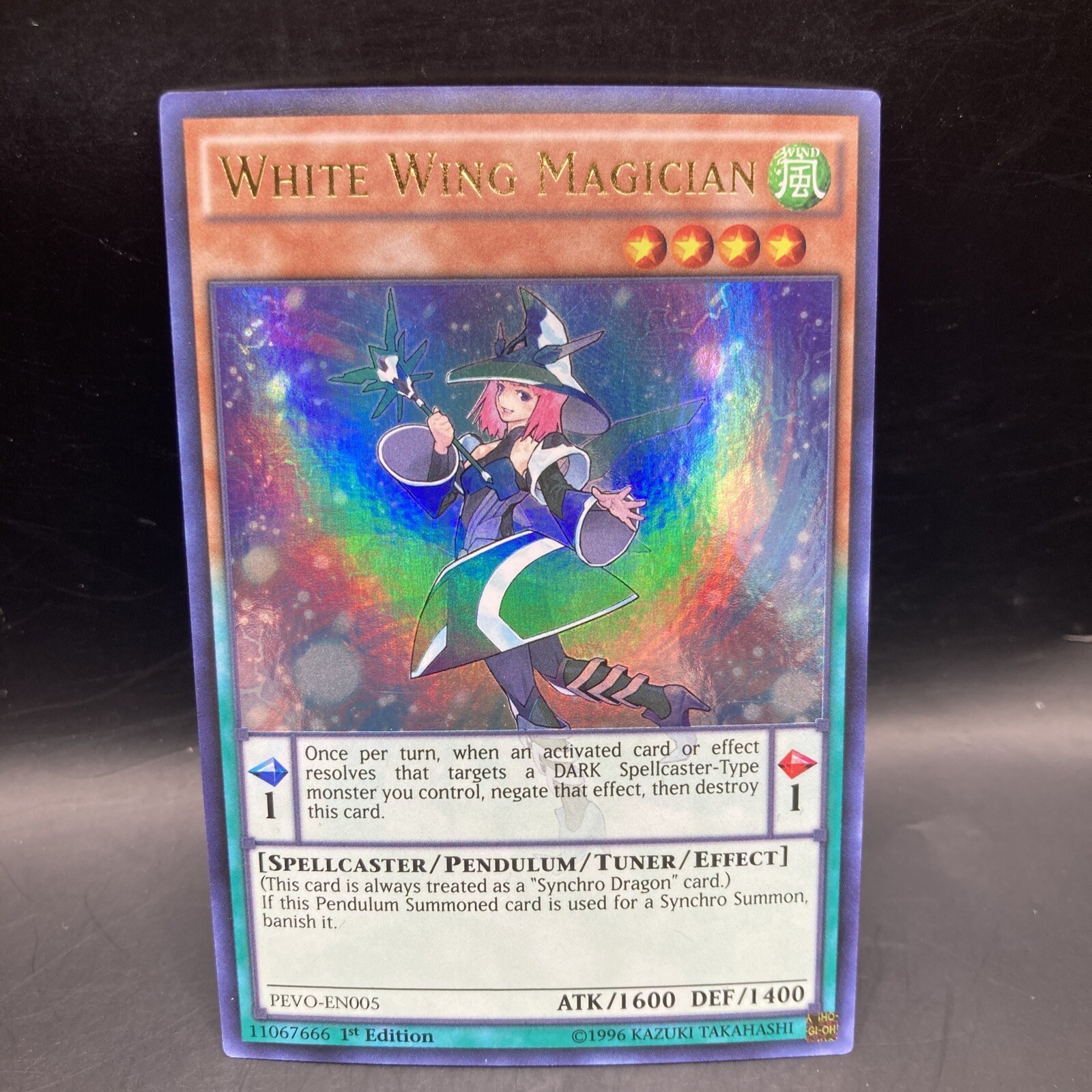 White Wing Magician PEVO-EN005 1st Ed Pendulum Evolution TCG Card