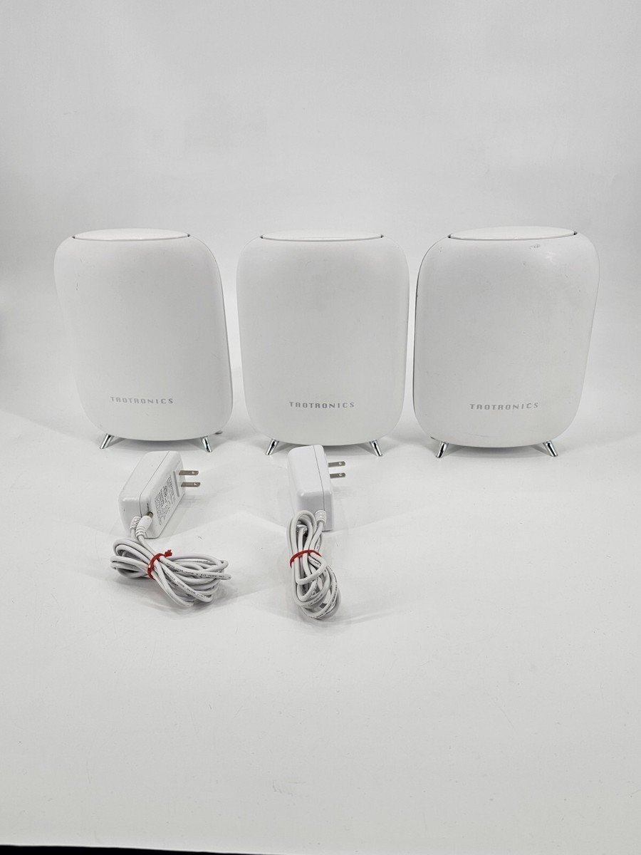 TaoTronics Mesh Wifi Wi-Fi Router, Tri-Band 3-Pack, NAS, AC3000