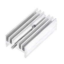 10Pcs Aluminum Heatsink TO-220 30x15x10mm for MOSFET Transistor Diode with a Pin