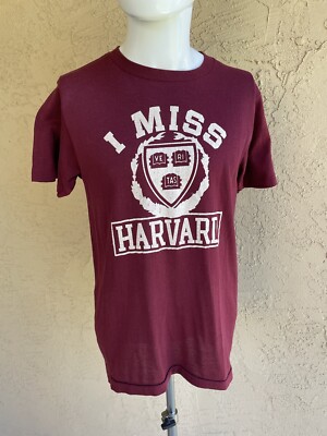 A02847 80s Champion　HARVARD　カレッジ　Tシャツ NWT Vintage 80s Champion Harvard University Tee T-Shirt XL