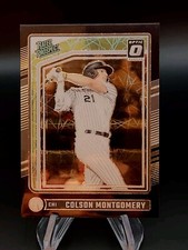 2024 Donruss Optic Colson Montgomery Black Velocity Prizm Rated Prospect RC /39