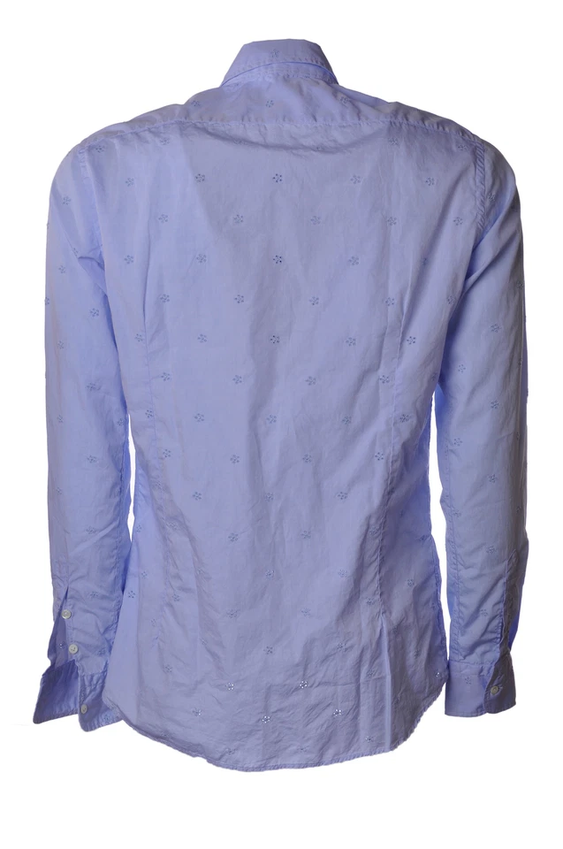 Aglini - Camisa - Hombre - Azul - 3180601B184128 Foto 4 de 4