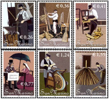 2002 SAN MARINO - ANTICHI MESTIERI  - 6 val MNH